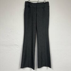 Express Editor Grey Low Rise Bootcut Trouser Dress Pants Womens 0 R Preppy Fall